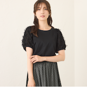 リボンチュール カットソー