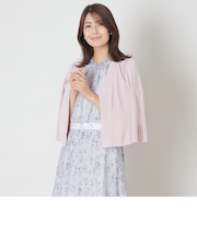 透かし編み ショートボレロ