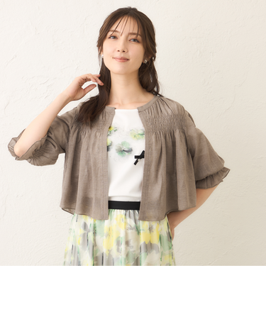 シャーリングショート ボレロ