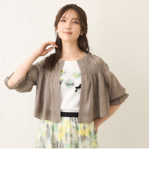 シャーリングショート ボレロ