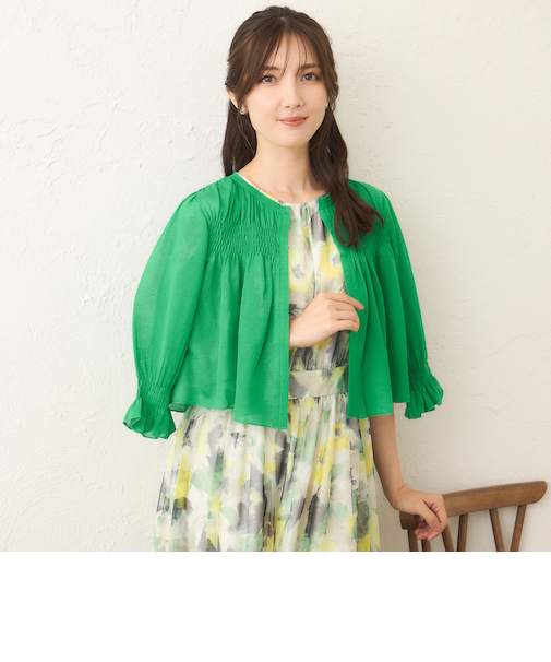 シャーリングショート ボレロ