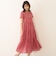 【WEB限定】ボイルワッシャーティアード ドレス