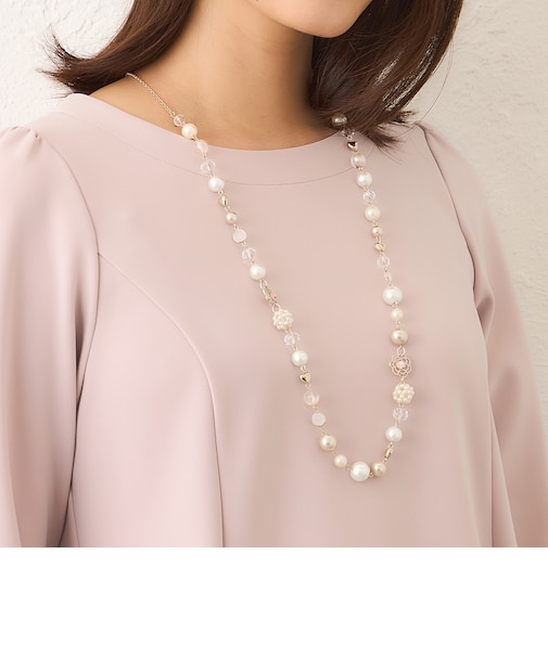 カメリアミックス ネックレス