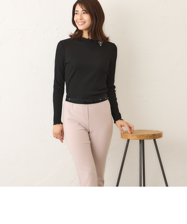 シアーラメ カットソー