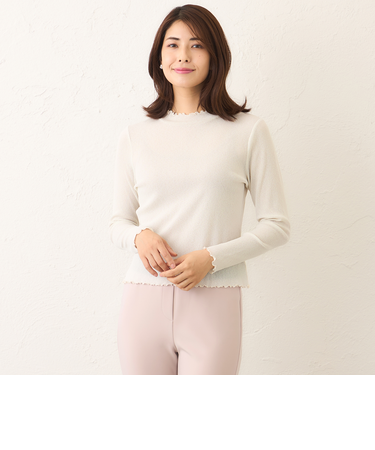 シアーラメ カットソー