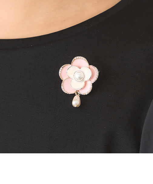 カメリアブローチ