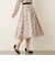 アニマルフラワー タックフレアスカート