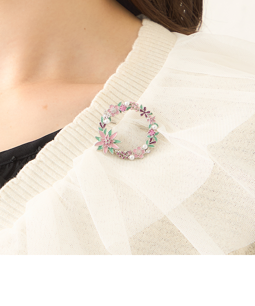 エーデルワイスブローチ