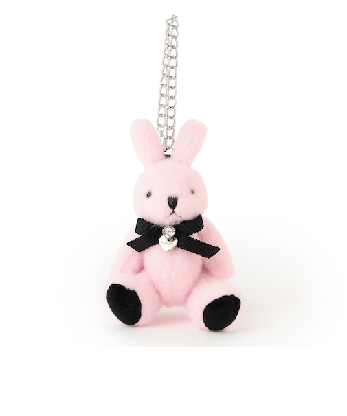 フェイクファーラビット バッグチャーム【エマ】