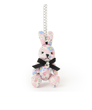 フラワーラビット バッグチャーム【アリス】