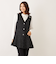 リボンニットファンシー ロングジレ