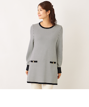 千鳥　ニットチュニック