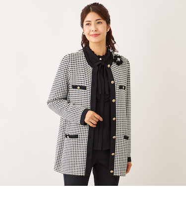 千鳥　ミドルカーディガン