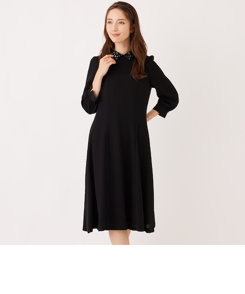 【BLACK OF BLACKS】 ジョーゼットドレス