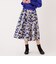 アブストラクトフローラル スカート