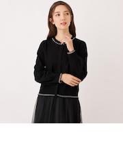 シアーレイヤー カーディガン