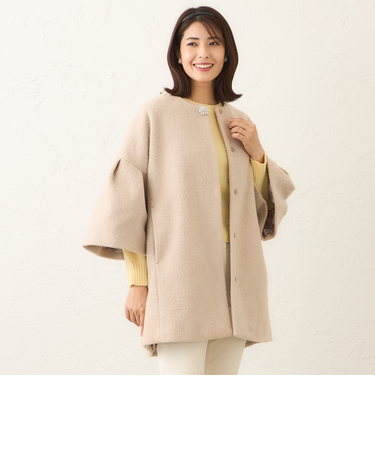 ベルスリーブカーリーコート