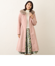 メモリータフタ　ロングダウンコート