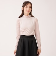 シアーベロア ハイネックカットソー