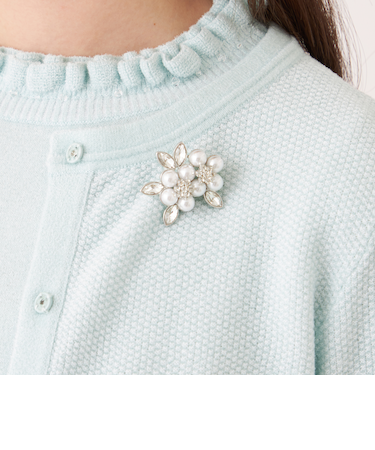 フラワーブローチ