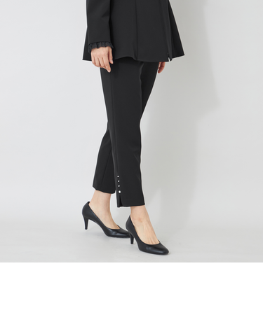 デュアルストレッチウエストゴム パンツ