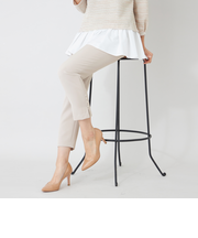 デュアルストレッチウエストゴム パンツ