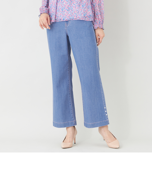 エレガンス ワイドデニム