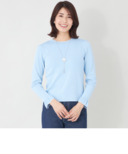 ラメアクセント リブコンビニット