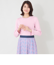 ラメアクセント リブコンビニット