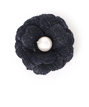 ツイードフラワーコサージュ