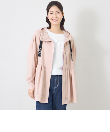 ハイカウントタフタフーデット コート