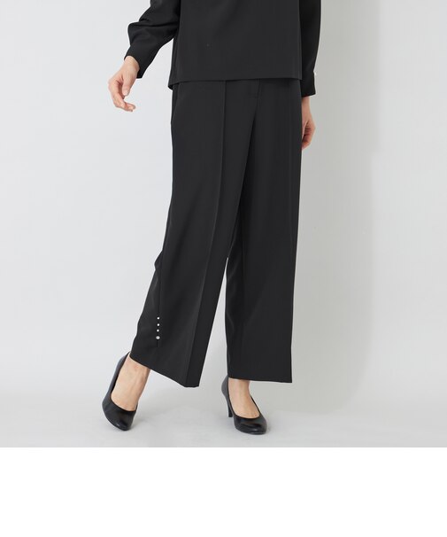 デュアルストレッチ ワイドパンツ