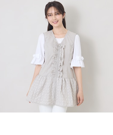 エンブロイダリーエレガンス ジレ