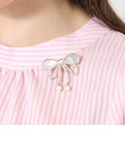 ダブルリボン ブローチ