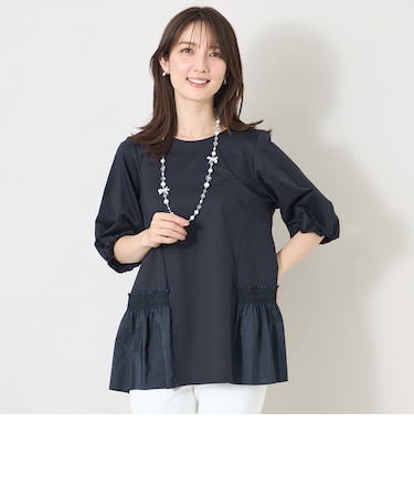 スモッキング ティアードチュニック