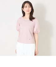 ビジュー＆ホットフィックス カットソー