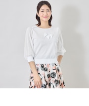 ジュエルチューリップ刺しゅう プルオーバー