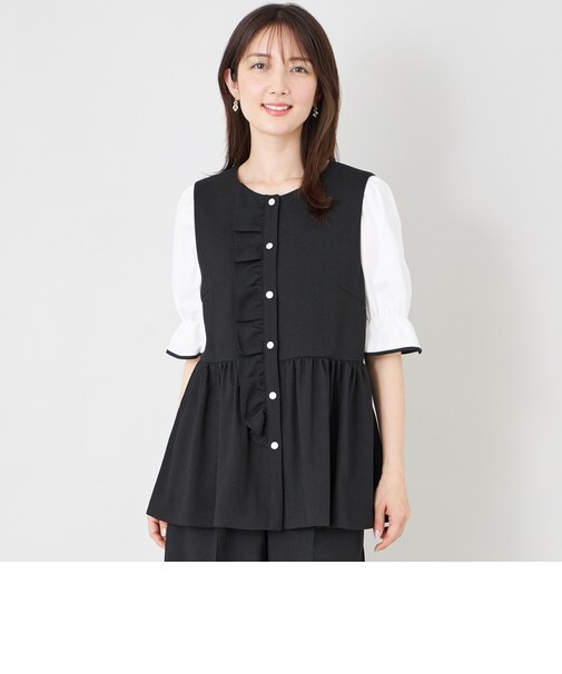 サマーコンフォート リュクスフリル ジレ