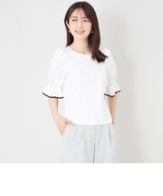 ポイントリボン デザインプルオーバー