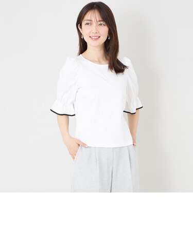 ポイントリボン デザインプルオーバー