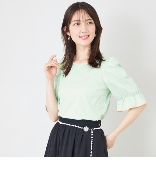 ポイントリボン デザインプルオーバー