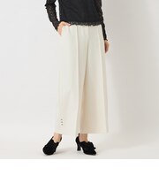 ウールライクストレッチ ワイドパンツ