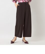 ウールライクストレッチ ワイドパンツ