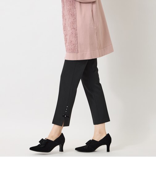 ウールライクストレッチ スリムパンツ