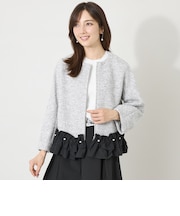 ヘムフリルカットジョーゼット ジャケット