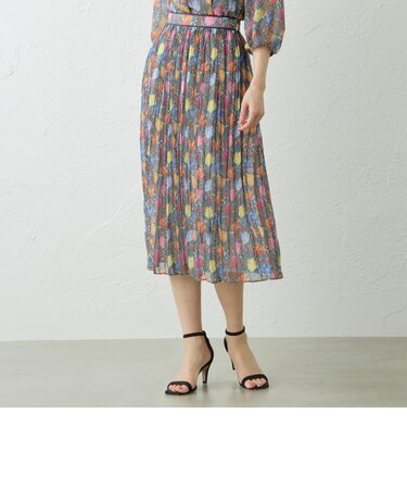 【LIBERTY】AMALIA TULIP　プリーツスカート