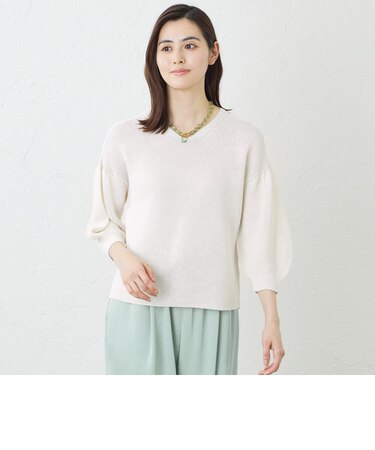 ナチュラルリンクス　Vネックプルオーバー
