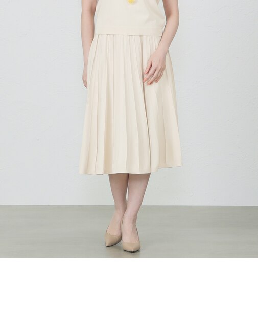ライトレーヨンストレッチニットスカート