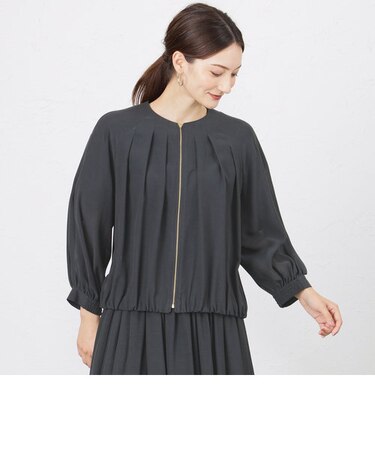 ナチュラルシースルーブルゾン