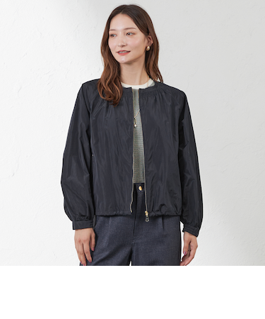 タフタギャザーブルゾン